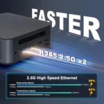 GXMO H90 Windows 11 Intel Core i7 11390H Processor Mini Computer - Image 5