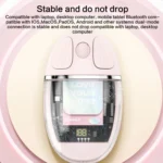 ZGA Colorful Transparent Dual Mode Wireless 2.4G + Bluetooth 5.0 Mouse - Image 2