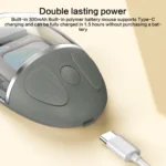 ZGA Colorful Transparent Dual Mode Wireless 2.4G + Bluetooth 5.0 Mouse - Image 6