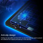 ICE COOREL Notebook Computer Base Speed Control Silent Six-fan Cooling Holder Cooling Rack, Style: Premium Edition - Image 6