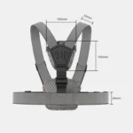 Adjustable Body Mount Belt Chest Strap with Mount & Screw - Image 4