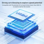 ORICO ACOM2-U4 40Gbps M.2 NVMe SSD Enclosure - Image 5