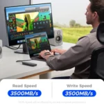 ORICO CNM2-U4 40Gbps USB4 M.2 NVMe SSD Enclosure - Image 3