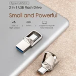 USB 3.1 + USB-C Interface Metal Twister Flash U Disk, with Micro USB OTG Adapter - Image 4