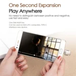 USB 3.1 + USB-C Interface Metal Twister Flash U Disk, with Micro USB OTG Adapter - Image 5