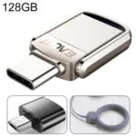 USB 3.1 + USB-C Interface Metal Twister Flash U Disk, with Micro USB Adapter & Lanyard