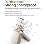 USB 3.1 + USB-C Interface Metal Twister Flash U Disk, with Micro USB Adapter & Lanyard - Image 10