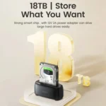 ORICO DD18C3 Single Bay 2.5 & 3.5 inch SATA Drive Docking Station - Image 6