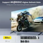 OZ 4K 60Hz 2 in 1 Out Two Ways HDMI Switcher - Image 9
