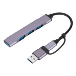 809-A 6 in 1 USB+Type-C to USB Multifunctional Docking Station HUB Adapter - Image 2