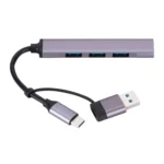 809-A 6 in 1 USB+Type-C to USB Multifunctional Docking Station HUB Adapter - Image 3