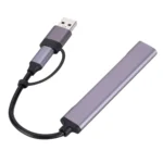 809-A 6 in 1 USB+Type-C to USB Multifunctional Docking Station HUB Adapter - Image 4