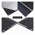 Cloth Texture Laptop Leather Case With Stand Function - Image 6