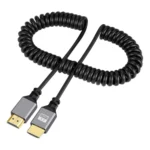 HDMI OD4.0 Spring Cable, Length: 0.5m~2.4m
