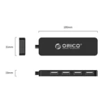 ORICO FL01-BK 4 Ports USB 2.0 HUB Expand Converter - Image 3