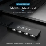 ORICO FL01-BK 4 Ports USB 2.0 HUB Expand Converter - Image 4