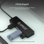 ORICO FL01-BK 4 Ports USB 2.0 HUB Expand Converter - Image 5