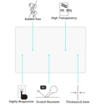 25pcs Car Navigator Protective Film Tempered Glass Film - Image 3