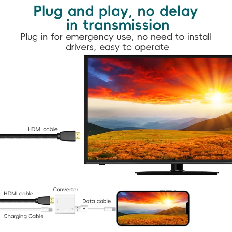 EDA006529701A_2.webp XM006 1080P iOS10.0 HDMI Mobile Phone AV Adapter - Image 3