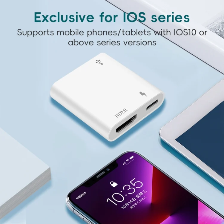 EDA006529701A_3.webp XM006 1080P iOS10.0 HDMI Mobile Phone AV Adapter - Image 4