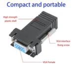 DB15 VGA Female to RJ45 8P Female Adapter - Image 5