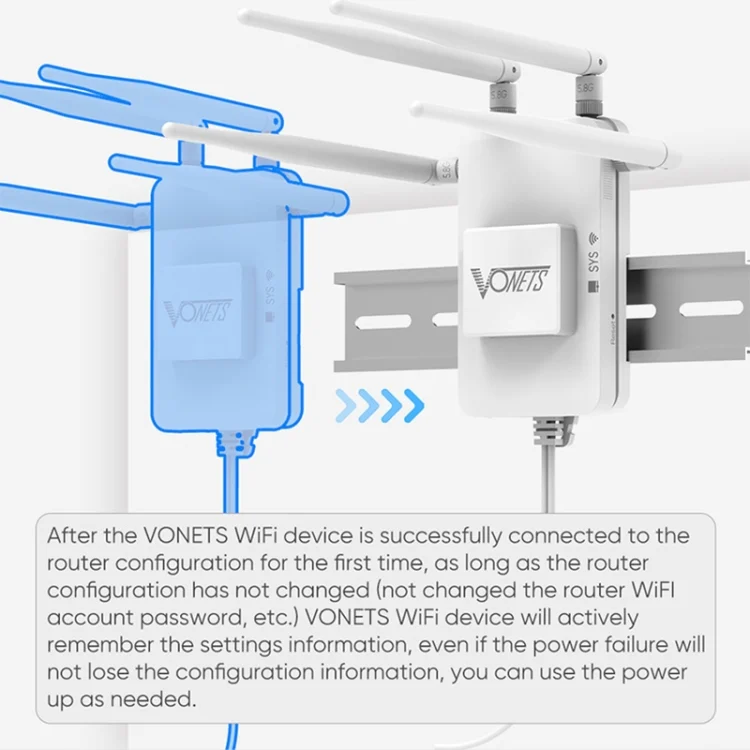 EDA006569101A_10.webp VONETS VAR1800-H 1800Mbps Wireless WiFi Router Standard Edition - Image 11