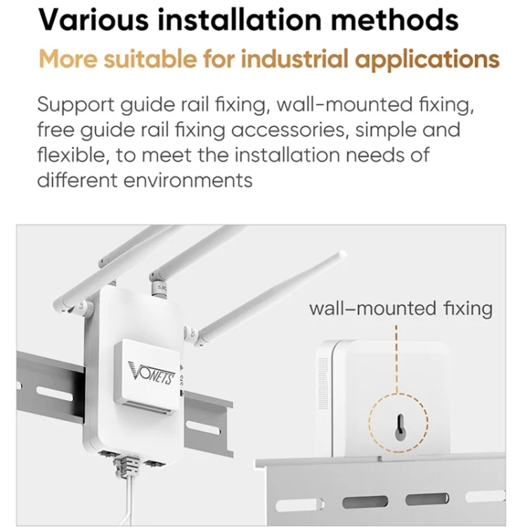 EDA006569101A_8.webp VONETS VAR1800-H 1800Mbps Wireless WiFi Router Standard Edition - Image 9