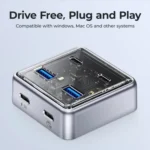 ORICO XHJ2U2C-G2 4-Port Compact Zinc Alloy USB 3.0 HUB Expand Converter - Image 6