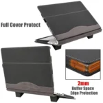 Leather Laptop Shockproof Protective Case With Stand - Image 5