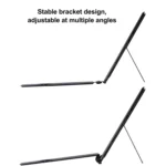 2089A Wireless Bluetooth Keyboard Leather Case with Touchpad - Image 5