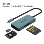 Onten C11 3 in 1 USB-C / Type-C to CFepress Type-B & SD & TF Card Reader - Image 2
