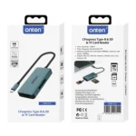 Onten C11 3 in 1 USB-C / Type-C to CFepress Type-B & SD & TF Card Reader - Image 7