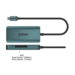 Onten C13 3 in 1 USB-C / Type-C to XQD & SD & TF Card Reader - Image 5