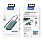 Onten C13 3 in 1 USB-C / Type-C to XQD & SD & TF Card Reader - Image 8
