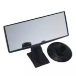 3R 3R-123 Car Suction Cup Curved Wide Angle Rear View Mirror - Image 2