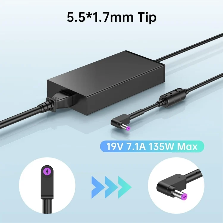 EDA0066274_B6.webp 135W 19V 7.1A Laptop Notebook Power Adapter For Acer 5.5 x 1.7mm - Image 7