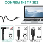 200W 19.5V 10.3A Oval Laptop Notebook Power Adapter For HP 4.5 x 3.0mm - Image 7