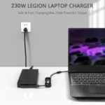 230W 20V 11.5A Laptop Notebook Power Adapter For Lenovo Big Square USB - Image 7