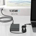 135W 20V 6.75A Laptop Notebook Power Adapter For Lenovo Big Square USB - Image 7