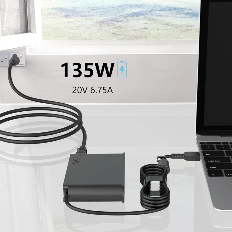 EDA0066315_B6.webp 135W 20V 6.75A Laptop Notebook Power Adapter For Lenovo Big Square USB - Image 7