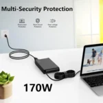 170W 20V 8.5A Laptop Notebook Power Adapter For Lenovo Big Square USB - Image 7