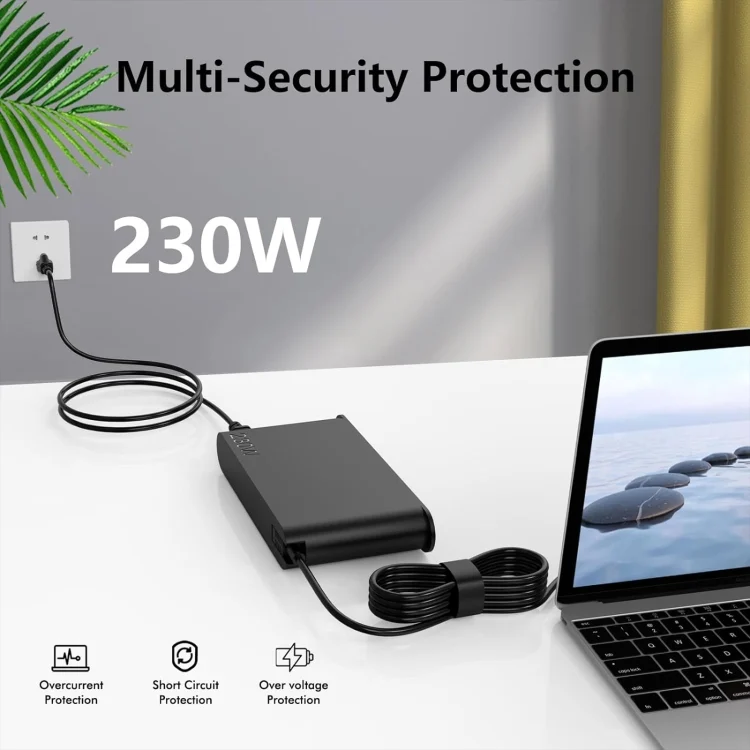 EDA0066318_B6.webp 230W 20V 11.5A Laptop Notebook Power Adapter For Lenovo Big Square USB - Image 7