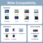 Onten UC123+ USB-C / Type-C to HDTV Multi-function HUB Docking Station with Button - Image 3