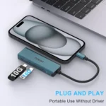 Onten UC620 10Gbps USB-C / Type-C to USB 3.2 Gen2 4 in 1 Multi-function HUB Docking Station - Image 7