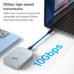 YCE-V195B USB-C / Type-C Female to M.2 NVMe SSD Magnetic Hard Drive Enclosure - Image 5