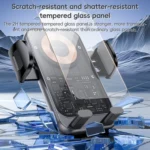 Yesido C307 15W Suction Cup Car Wireless Charging Holder - Image 5