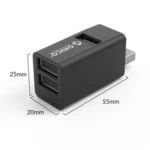 ORICO MINI-U32L 3 in 1 USB Aluminum Alloy Mini HUB Adapter - Image 11