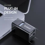 ORICO MINI-U32L 3 in 1 USB Aluminum Alloy Mini HUB Adapter - Image 5