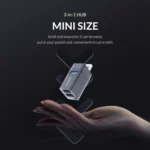 ORICO MINI-U32L 3 in 1 USB Aluminum Alloy Mini HUB Adapter - Image 8