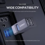 ORICO MINI-U32L 3 in 1 USB Aluminum Alloy Mini HUB Adapter - Image 10